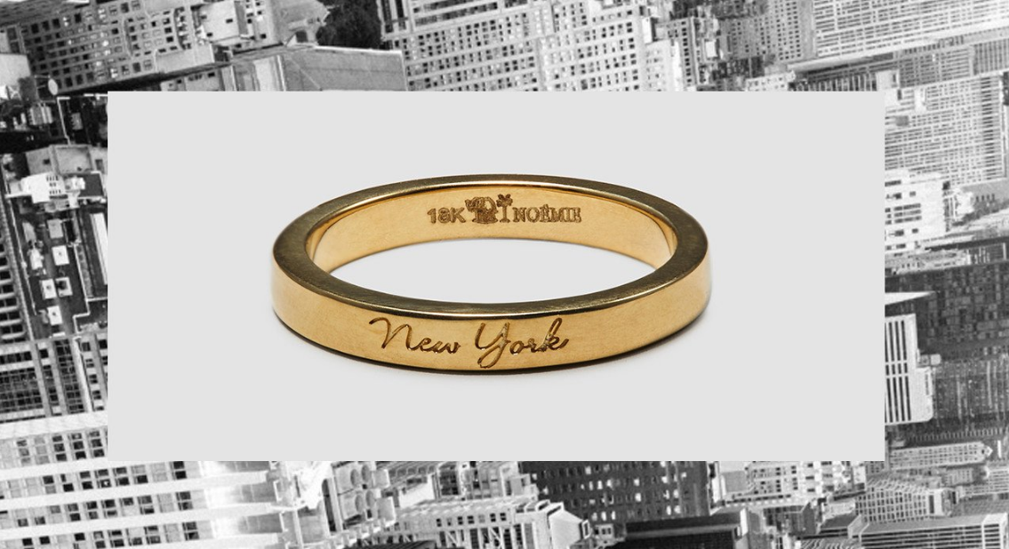 Rio, New York, Paris, Tokyo... Show how you “Love Your City” with this ring from Noémie