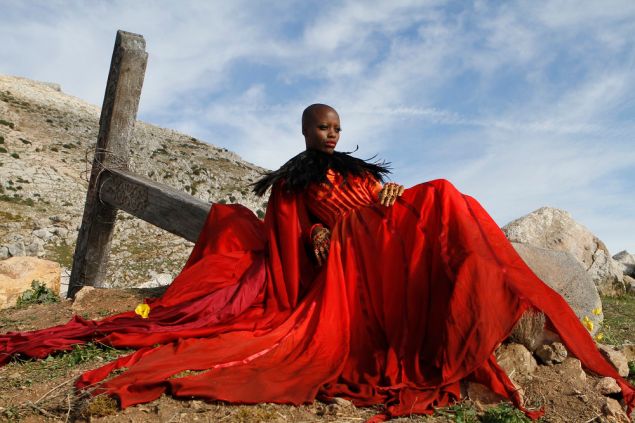 Florence Kasumba as Wicked Witch of the East.