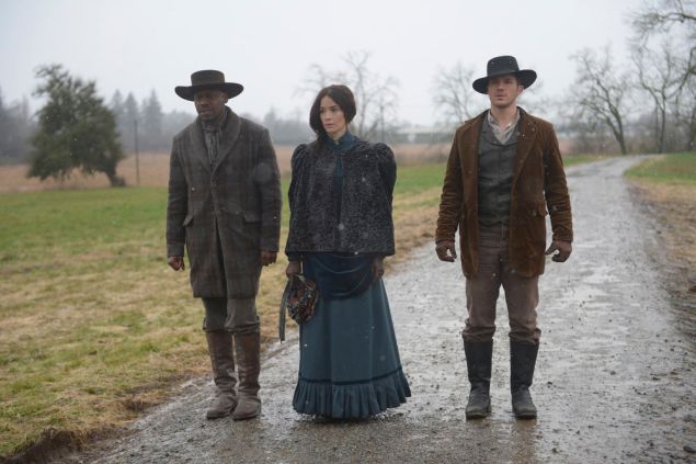 Malcolm Barrett as Rufus Carlin, Abigail Spencer as Lucy Preston and Matt Lanter as Wyatt Logan.