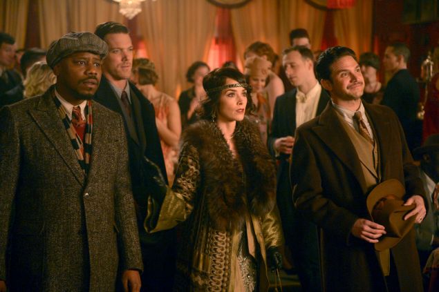 Malcolm Barrett as Rufus Carlin, Abigail Spencer as Lucy Preston and Brandon Barash as Hemingway.