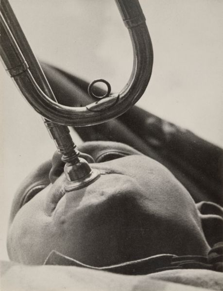 Aleksandr Rodchenko's Pioneer with a Bugle.