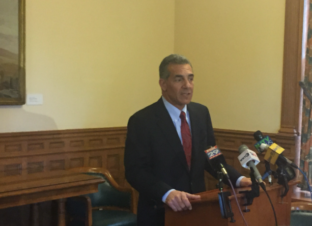 Assemblyman Jack Ciattarelli announcing Thursday that he will be "scaling back" but not suspending his gubernatorial campaign while he undergoes radiation treatment for oropharyngeal cancer.