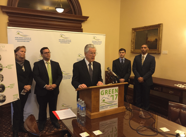 Former N.J. governor Jim Florio calling for 100 percent renewable energy in the state by 2050.