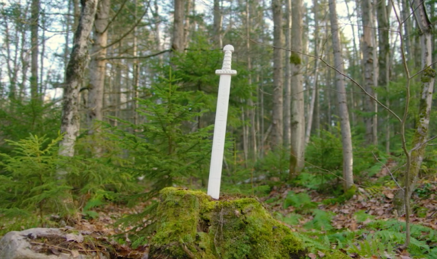 Vikings and 3D Brooklyn created a sword for Season 4, Episode 13's 3d Prophecy Challenge.