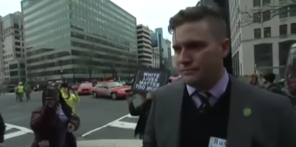 Richard Spencer shortly before getting punched on national television.