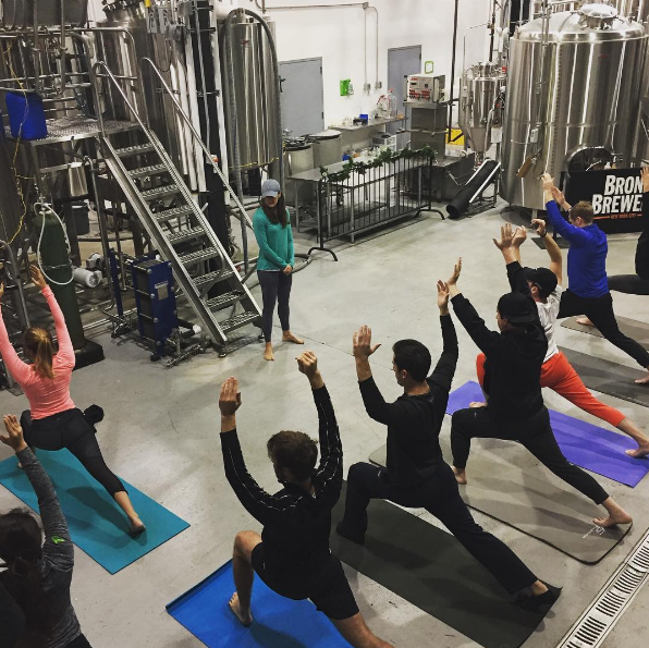Nothing is more adventurous than doing yoga in the Bronx.