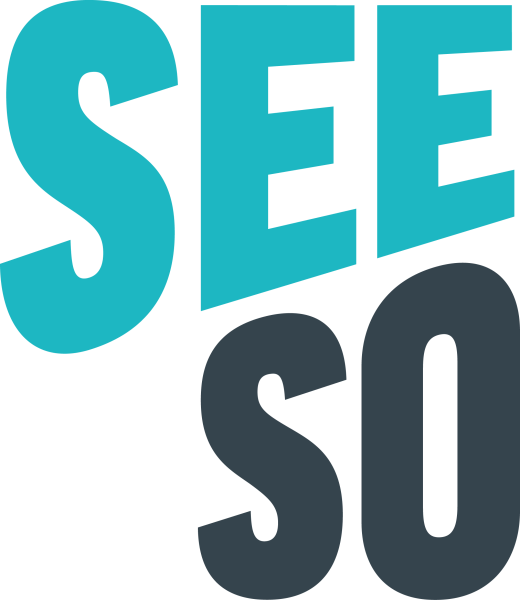 Logo for the streaming app SeeSo.