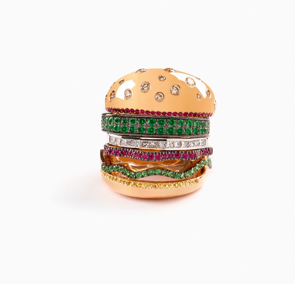 Nadine Ghosn's Hamburger Ring.