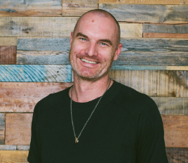 Chip McLain, yoga instructor with Moda Yoga in LA.