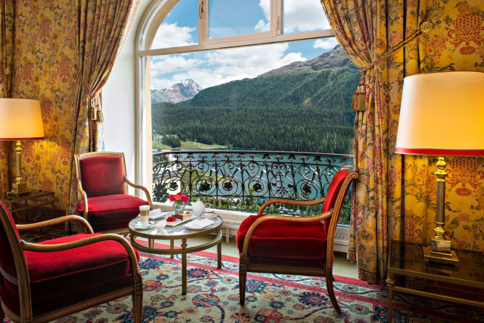 The lobby of The Kulm Hotel.