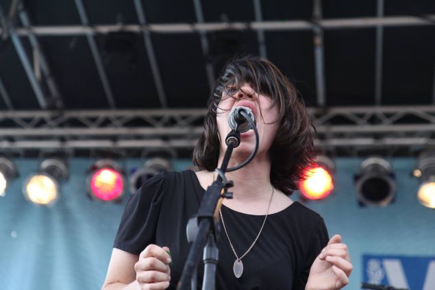 Marissa Paternoster of Screaming Females at 4 Knots Fest '15