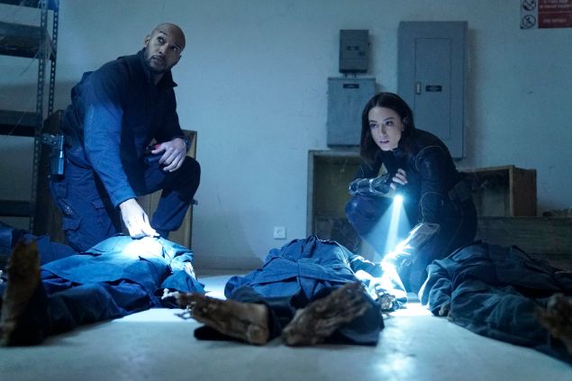 Henry Simmons as Alphonso 'Mack' Mackenzie and Chloe Bennet as Daisy 'Skye' Johnson.