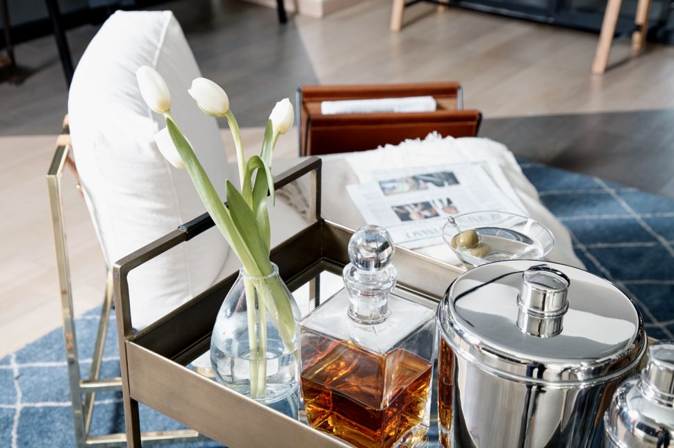 The Gant Lounge at 100 Wall Street.