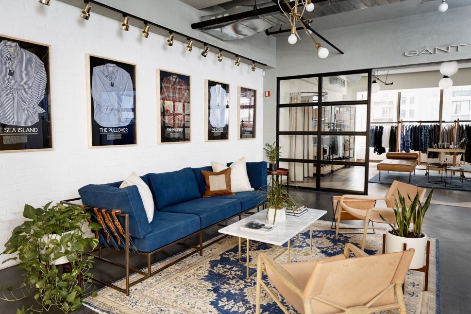 The Gant Lounge at 100 Wall Street.