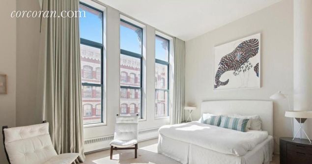 The apartment is next door to Buckland's other loft.