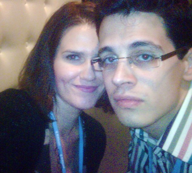 Jackie Danicki & Milo Yiannopolous at Twitter investor Jeff Pulver's #140Conf in New York, 2009