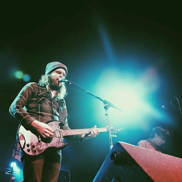Cameron Boucher performing with Sorority Noise.