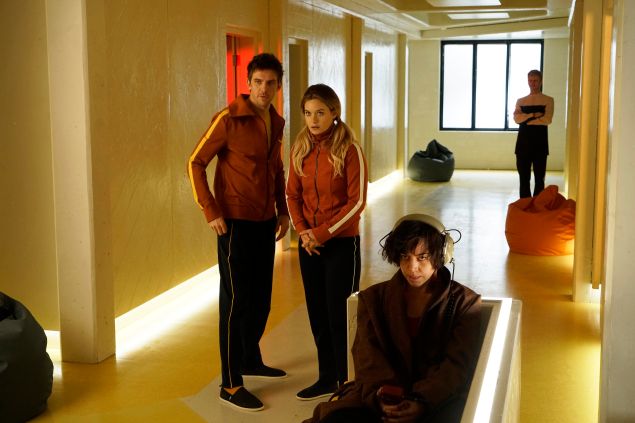 Dan Stevens as David Haller, Rachel Keller as Syd Barrett and Aubrey Plaza as Lenny Busker.