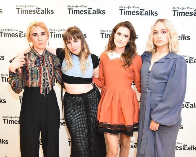 The cast of Girls emphasized their different personal styles through their outfits for the evening's talk.