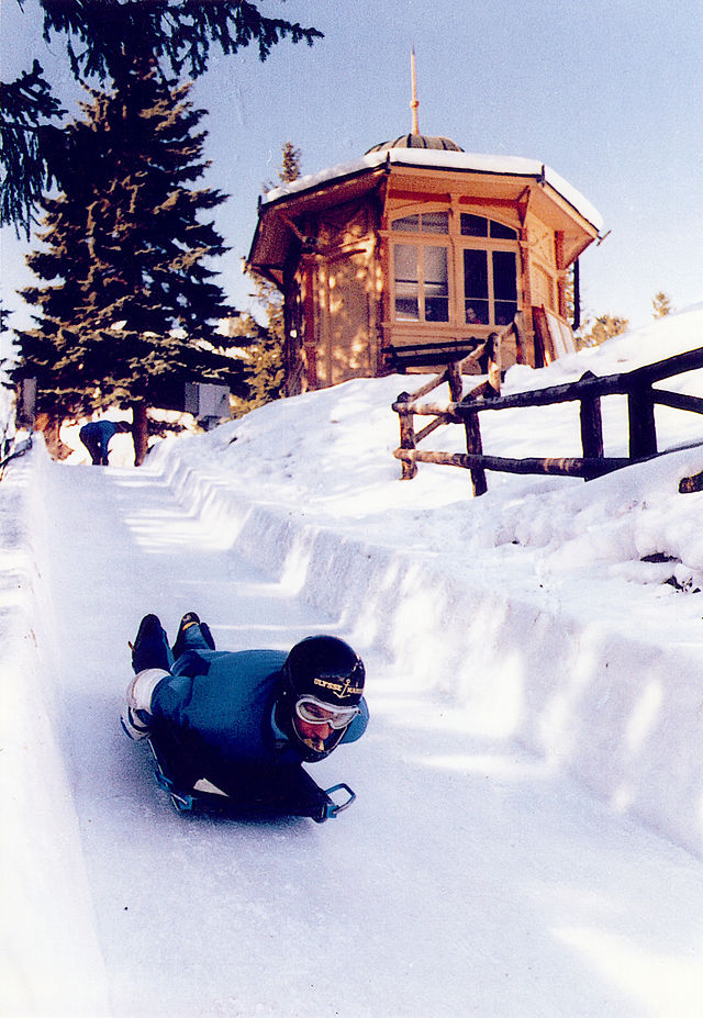 The Cresta Run at The St. Moritz Bobsleigh Club.