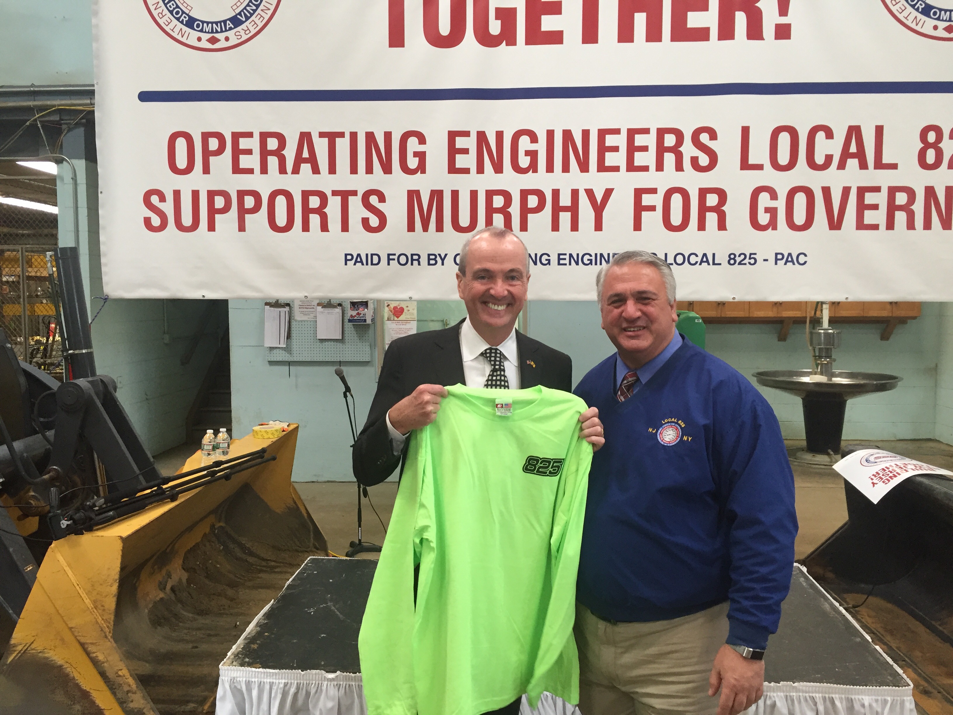 Murphy with Greg Lavalee.