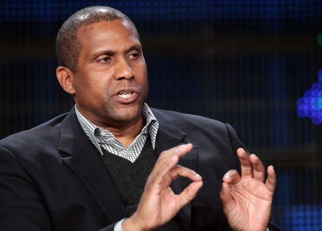 Talk show host Tavis Smiley. Pasadena, California. 