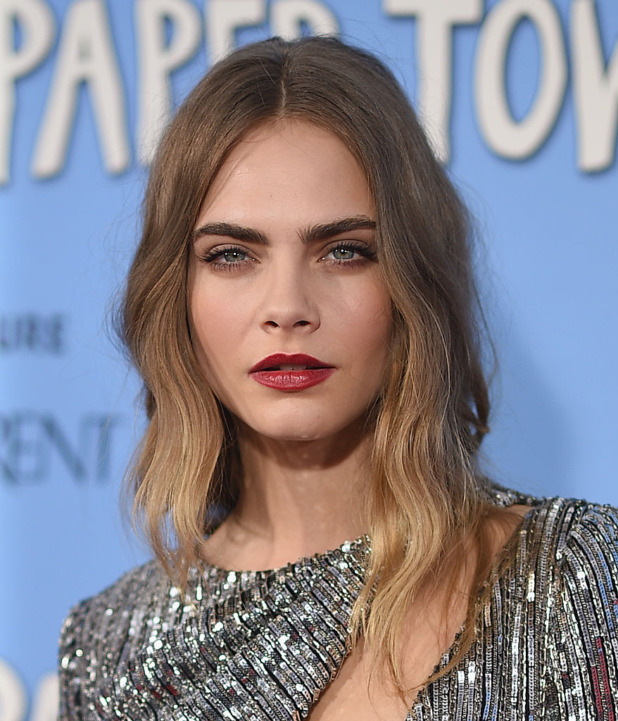 Cara Delevingne attends the 'Paper Towns' New York Premiere at AMC Loews Lincoln Square on July 21, 2015 in New York City. (Photo by Dimitrios Kambouris/Getty Images)
