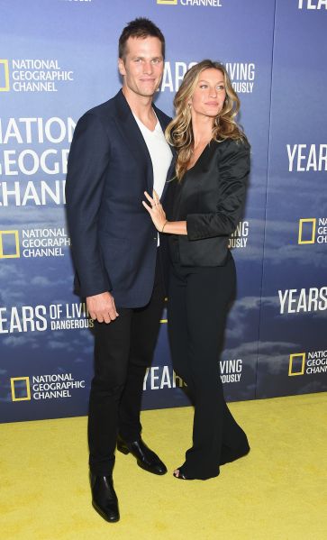 Tom Brady and Gisele Bundchen.