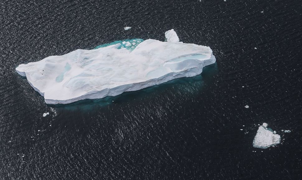 ANTARCTICA - OCTOBER 27: An iceberg floats near the coast of West Antarctica as seen from a window of a NASA Operation IceBridge airplane on October 27, 2016 in-flight over Antarctica. NASA's Operation IceBridge has been studying how polar ice has evolved over the past eight years and is currently flying a set of 12-hour research flights over West Antarctica at the start of the melt season. Researchers have used the IceBridge data to observe that the West Antarctic Ice Sheet may be in a state of irreversible decline directly contributing to rising sea levels. NASA and University of California, Irvine (UCI) researchers have recently detected the speediest ongoing Western Antarctica glacial retreat rates ever observed. The United Nations climate change talks begin November 7 in the Moroccan city of Marrakech.