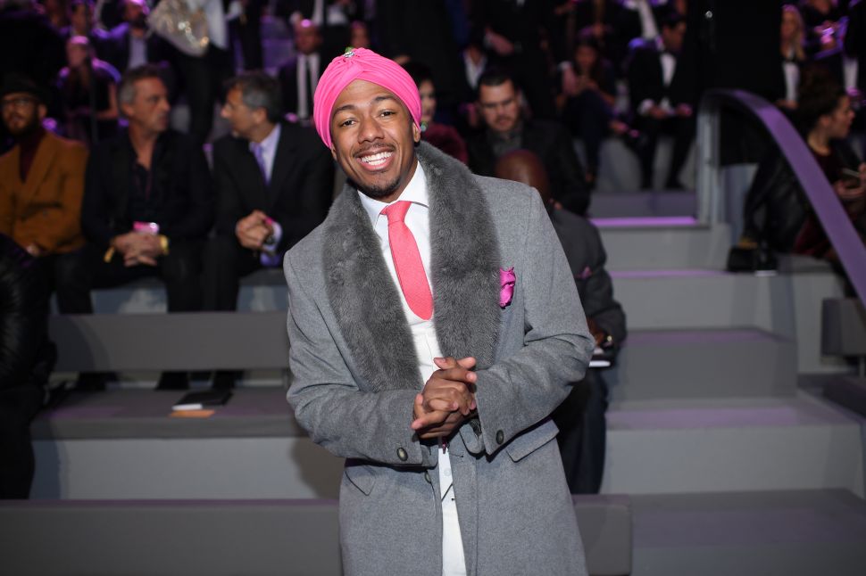 PARIS, FRANCE - NOVEMBER 30: Nick Cannon attends the 2016 Victoria's Secret Fashion Show on November 30, 2016 in Paris, France.