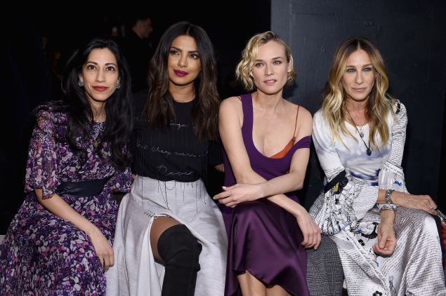 Huma Abedin, Priyanka Chopra, Diane Kruger, and Sarah Jessica Parker.