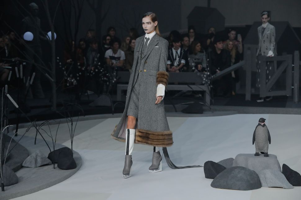 Penguin Bags & Ice Skate Heels at Thom Browne’s NYFW Showing | Observer