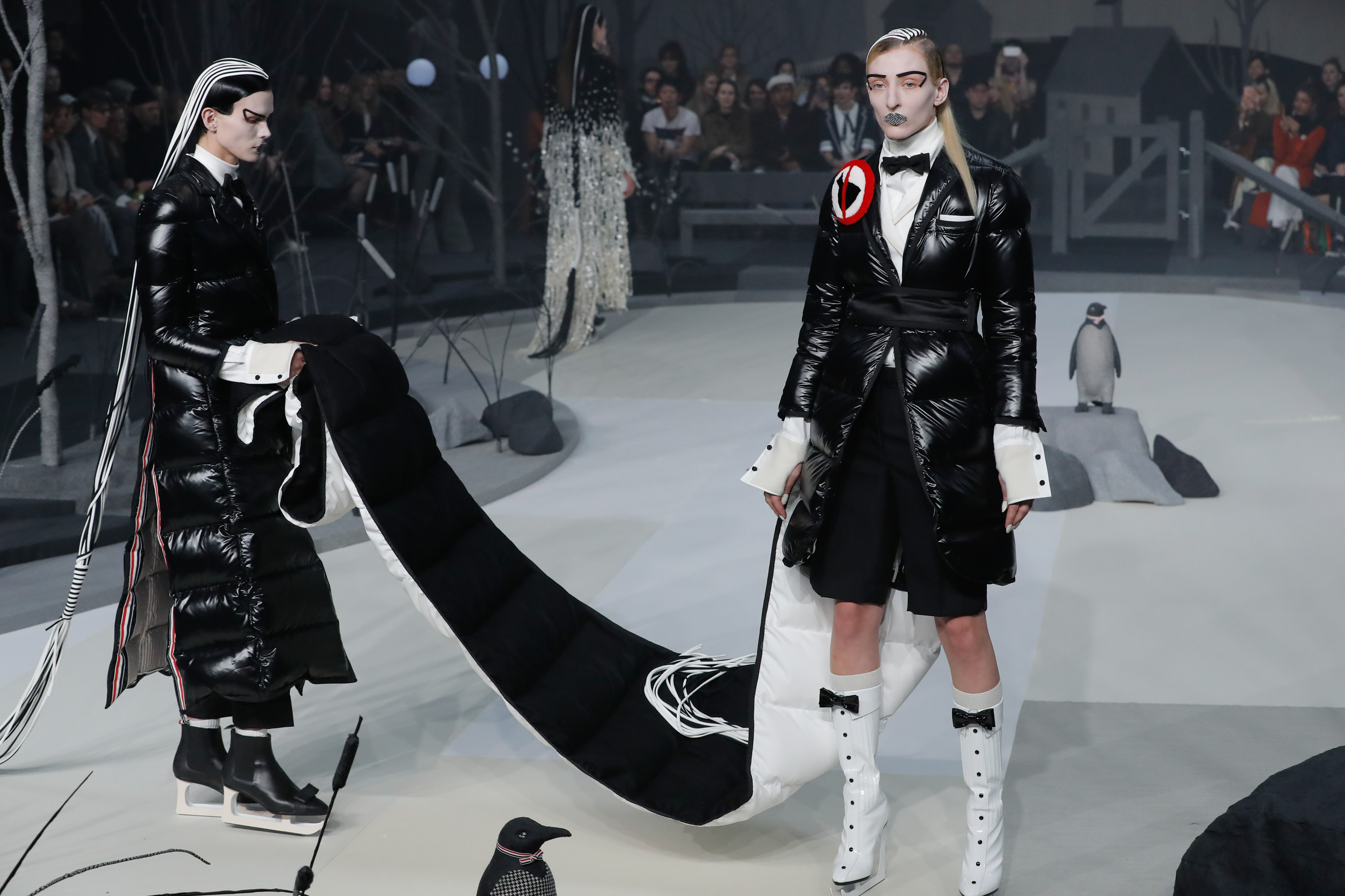 Penguin Bags Ice Skate Heels at Thom Browne s NYFW Showing