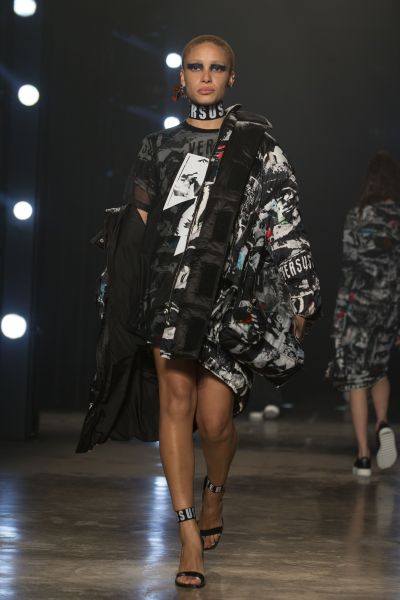 Adwoa Aboah at Versus Versace.