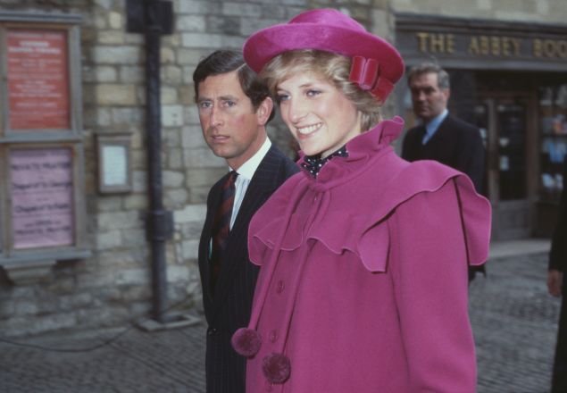 Prince Charles and Diana, the Princess of Wales photographed in 1982. 