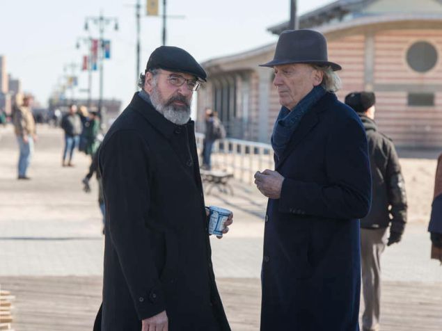 Mandy Patinkin as Saul Berenson and Ronald Guttman as Viktor.