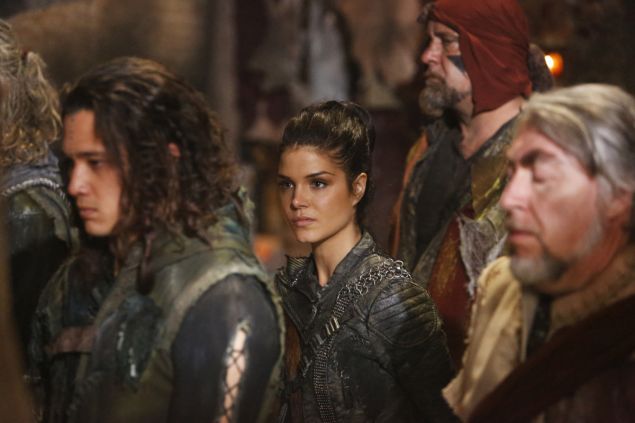 Marie Avgeropoulos as Octavia.