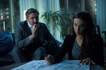 The Beast and Julia in The Magicians.