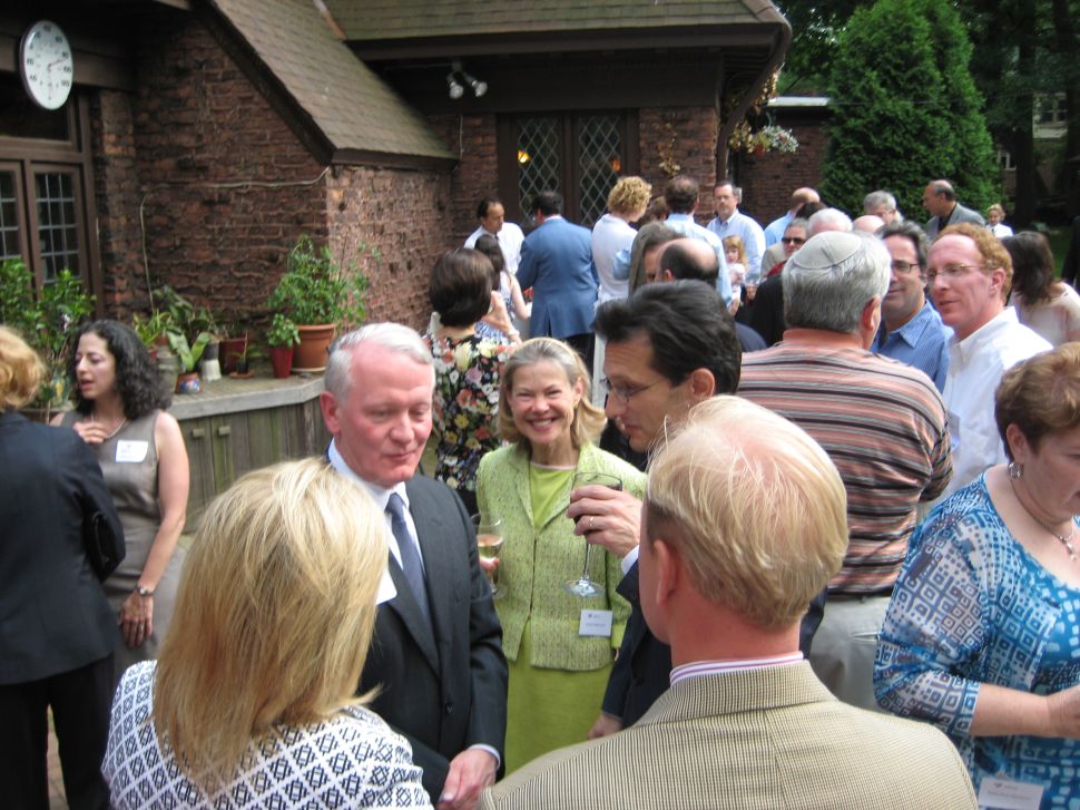 Leonard Lance and his wife Heidi mingle with Eric Cantor in June, 2009.
