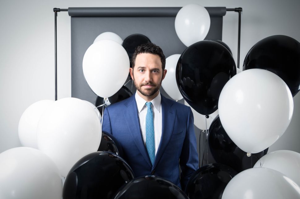 Santino Fontana photographed on February 15, 2017.