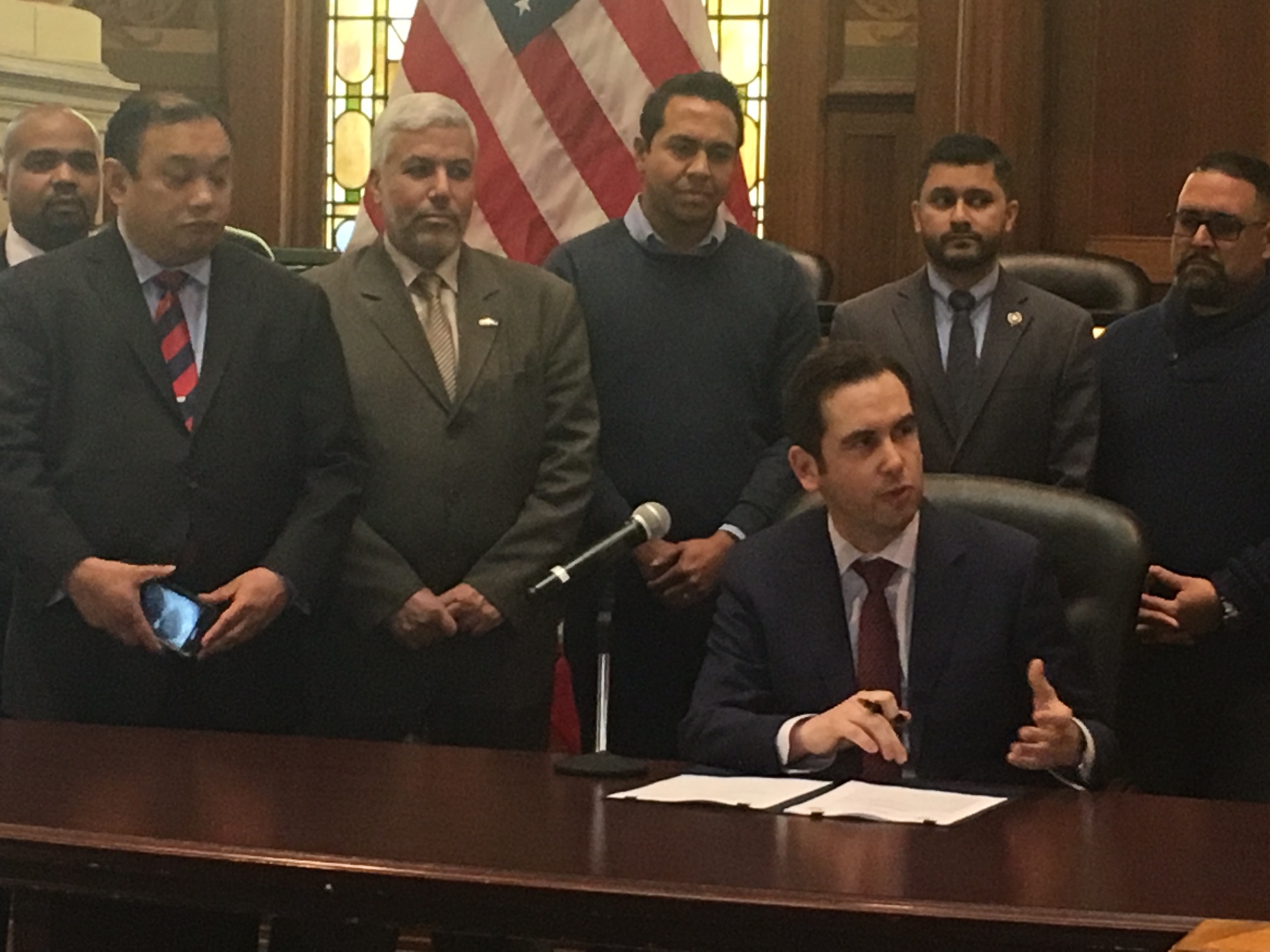 Fulop signed an executive order re-affirming Jersey City as a sanctuary city.