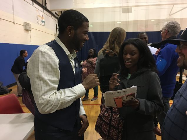 Brooklyn Councilman Jumaane Williams after his emergency forum on Donald Trump's executive orders in East Flatbush.
