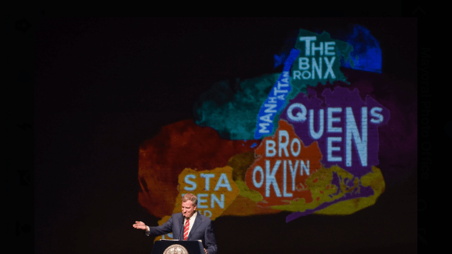 Mayor Bill de Blasio.