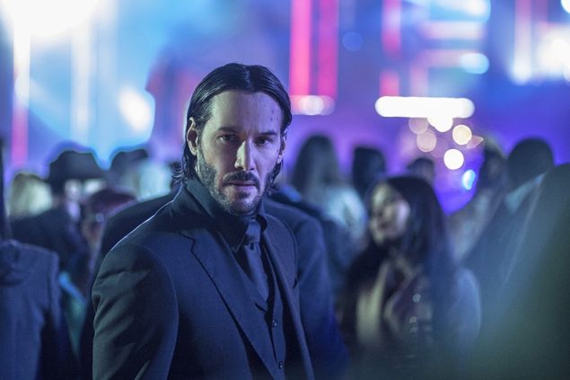 Keanu Reeves as John Wick.