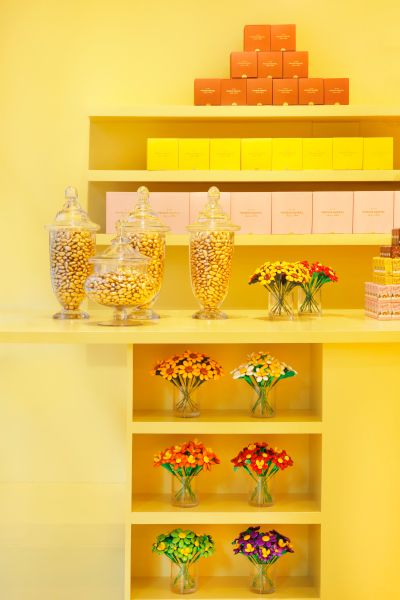 Italian candy on offer at the shop.