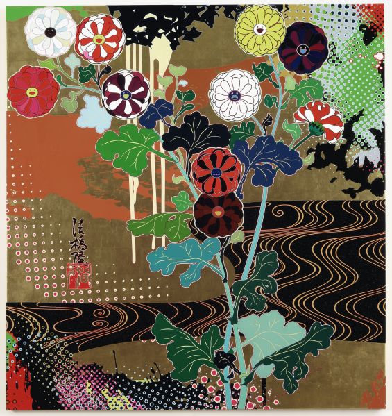 Takashi Murakami, Kansei Gold, 2008.