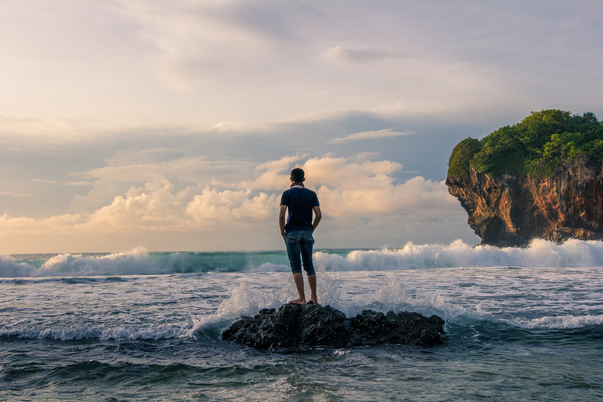Consider those racing thoughts in your head and ask yourself, “Are they helpful?” And then make a decision.
