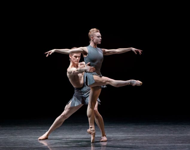 Chase Finlay and Sara Mearns in The Shimmering Asphalt.