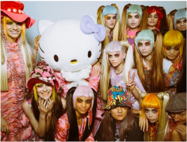 Ryan Lo's collaboration with Hello Kitty at LFW