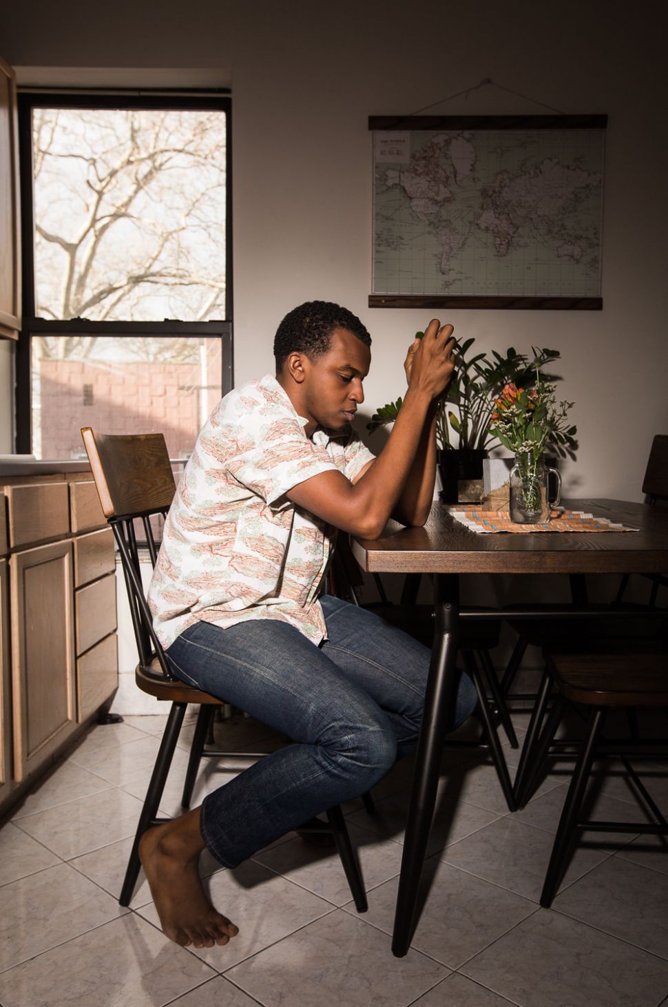 Sinkane shot in his home in Brooklyn.
